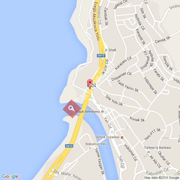 Alaplı Haritası, nerede, mahalleleri Alaplı Zonguldak