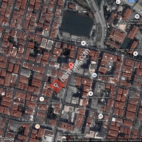 Merkez Mahallesi̇ Haritası, nerede Çekmeköy Çekmeköy