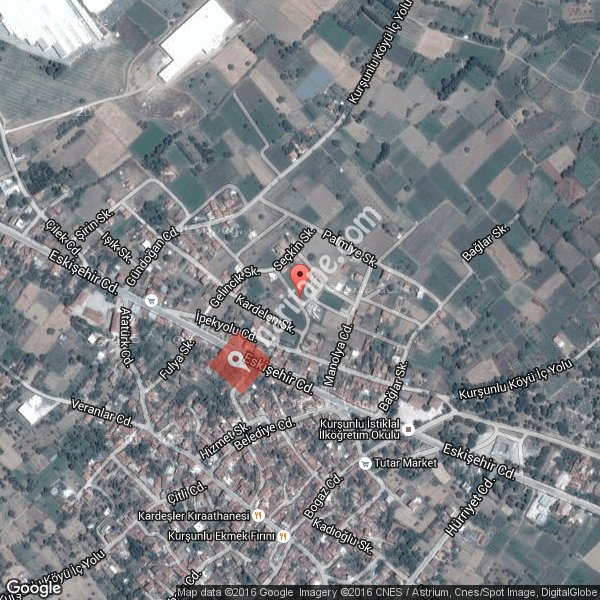 Kurşunlu Haritası, nerede, mahalleleri - İnegöl Bursa