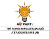 Ak Parti Yeni Mahalle Mahallesi Başkanlığı Atakum/Samsun