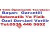 Aksaray Matematik Özel Dersleri