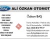 Ali Özkan Otomotiv Ford yedek parça Ankara