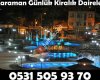 Karaman Günlük Haftalık ve Aylık Apart
