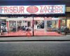 Red Saloon Hair and Tatto