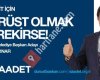 Saadet Partisi Edremit Belediye Başkan Adayı Ahmet Pınar