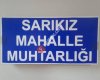 Sarıkız Mahalle Muhtarlığı