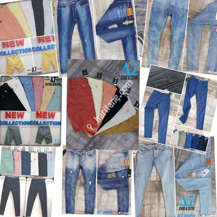 A7 jeans & coton بنطلون جينز و كتان & قميص