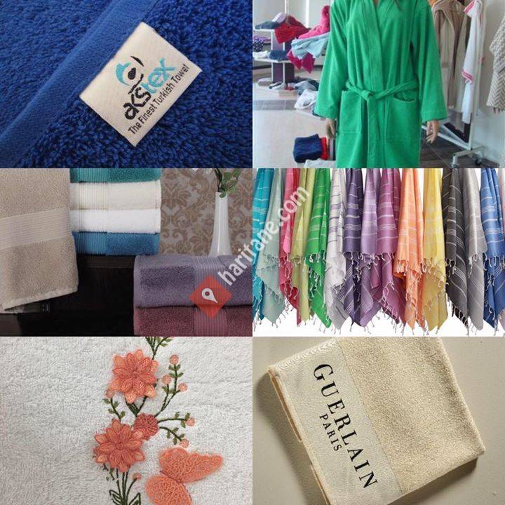 AKSTEX-Turkish towel , peshtemal, bathrobe, hotel and promotional textile