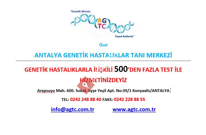 Antalya Genetik Hastalıklar Tanı Merkezi