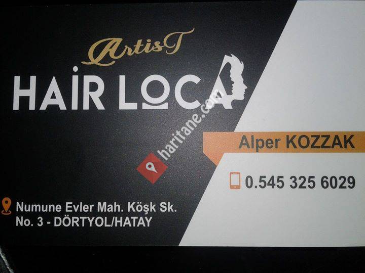 Artist hair loca erkek kuaförü