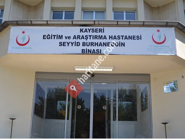 Kayseri Eğitim Ve Araştırma Hastanesi Seyyid Burhaneddin Ek Hizmet Binası