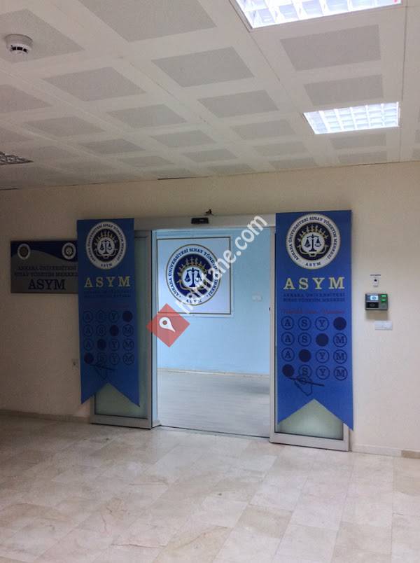 ASYM - Ankara Üniversitesi Sınav Yönetim Merkezi