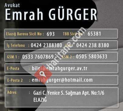 Avukat Emrah GÜRGER