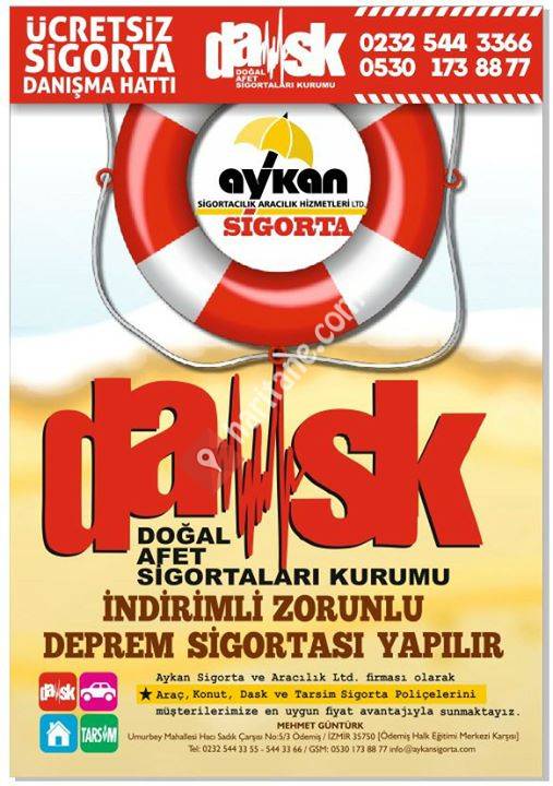 Aykan Sigortacılık Hizmetleri LTD ŞTİ. Mehmet Güntürk