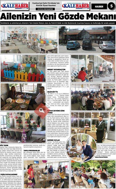 Aypark Et,Balık Ve Aile Restorantı