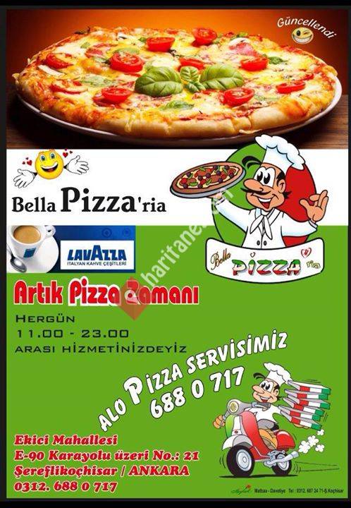 Bella PİZZA'ria Pizza'yı Sevdiren Pizza'cı
