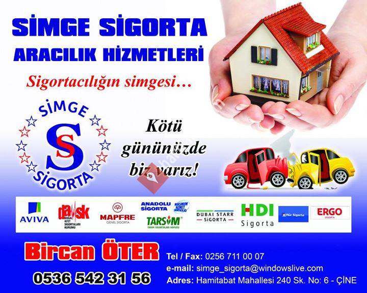 Bircan Öter Simge Sigorta Aracılık Hizmetleri Ltd.Şti.