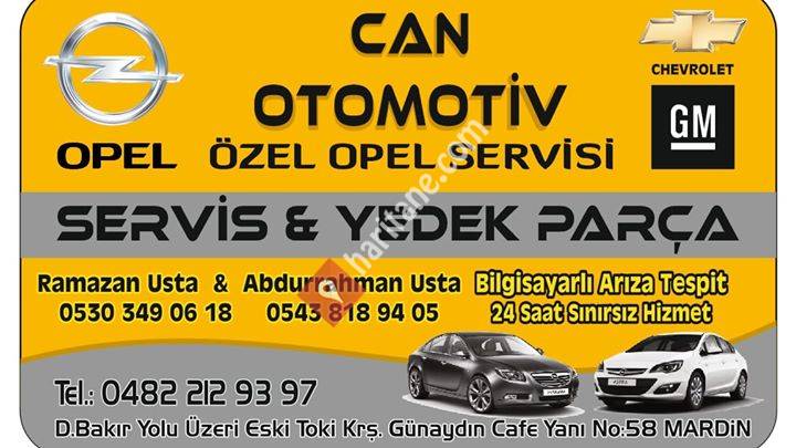 Can Otomotiv özel Opel Servisi