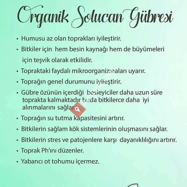 ÇEKO Organik solucan gübresi