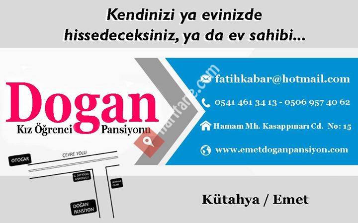 Doğan Kız Öğrenci Pansiyonu Kız Öğrenci Yurdu