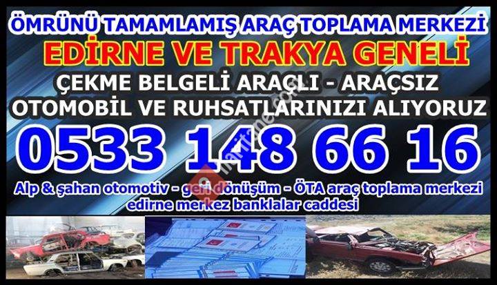 Edirne ve Trakya Geneli Çekme Belge Araçlar Alınır  Metin Çekiç 05331486616