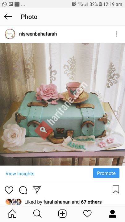 Elegant cake by nisreen