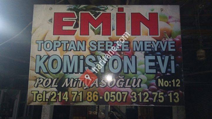 Emin Komisyon Yaş Sebze Ve Meyve