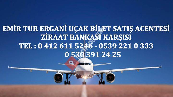 Emir tur Ergani uçak bilet satiş acentesi