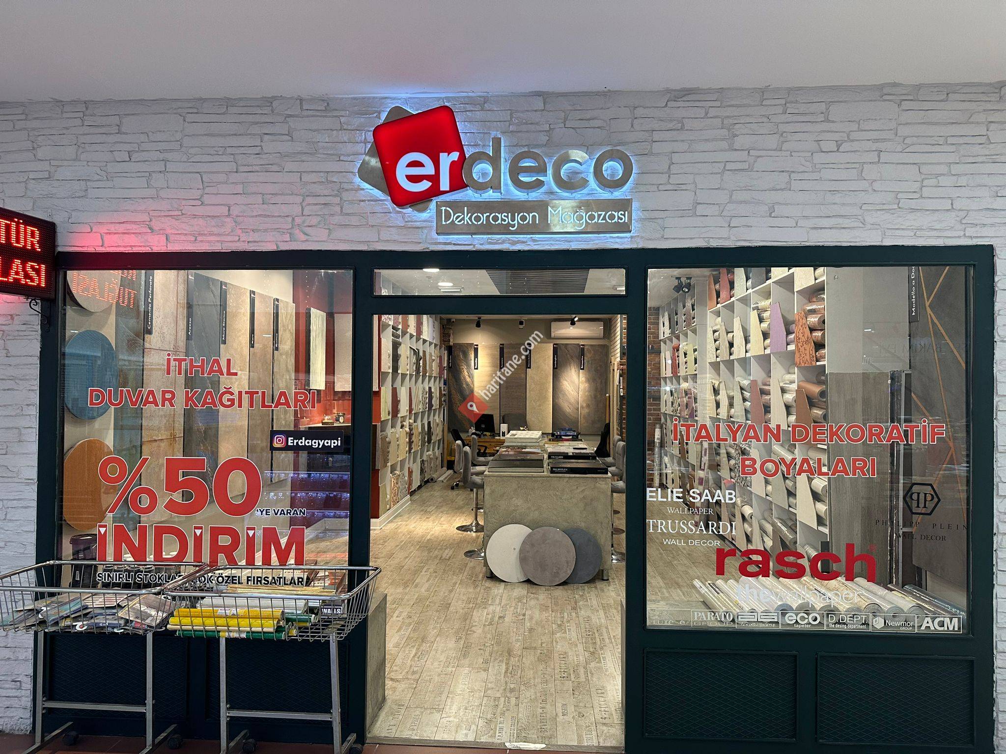Erdeco Dekorasyon Mağazası / Scandatex Duvar kağıdı istanbul 