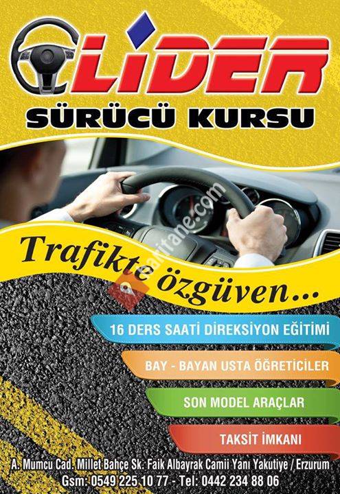 Erzurum Özel Lider Sürücü Kursu