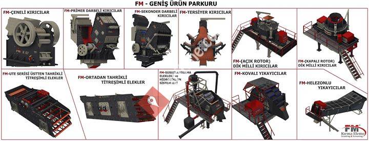 FM Kırma - Eleme - Yıkama Maden Makinaları
