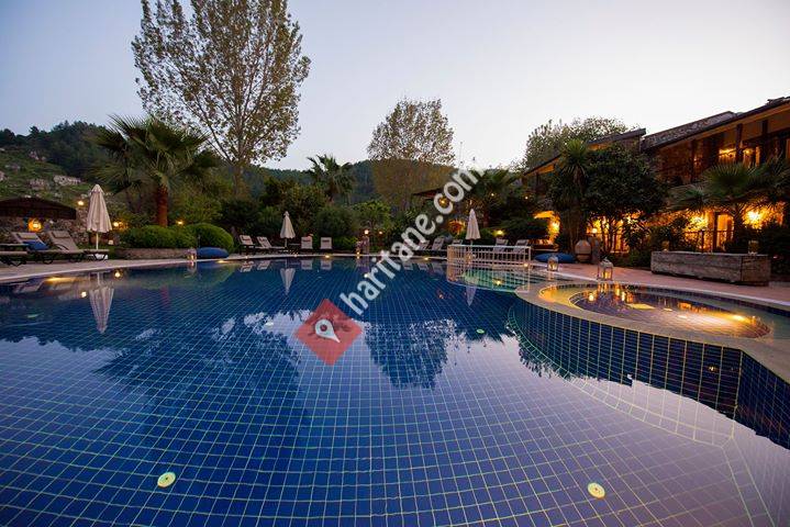 Gunay's garden, Izela Restaurant. Turkey