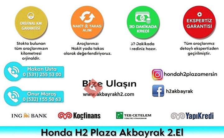 Honda H2 Plaza Akbayrak
