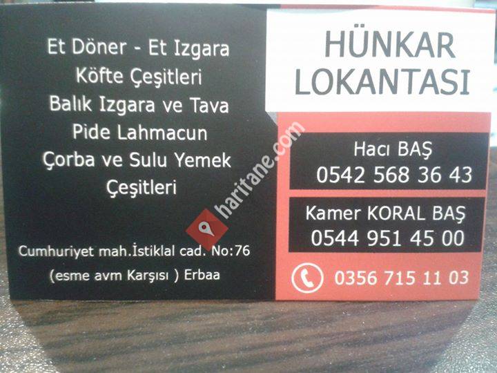 Hünkar Et-Balık&Lokantası&Hacı&Kamer Baş'ın yeri