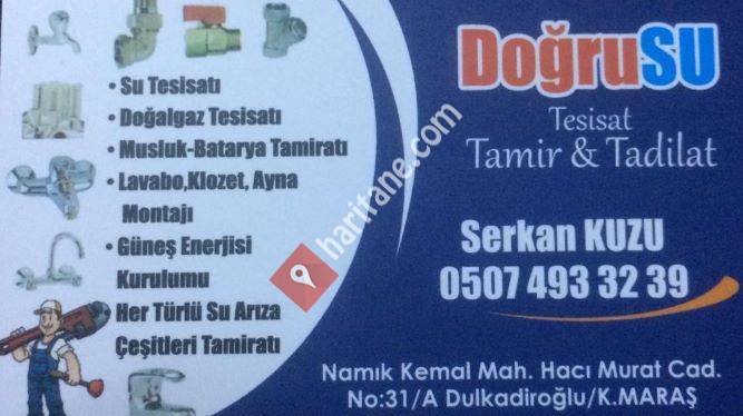 Kahramanmaraş su tesisat tamir tadilat