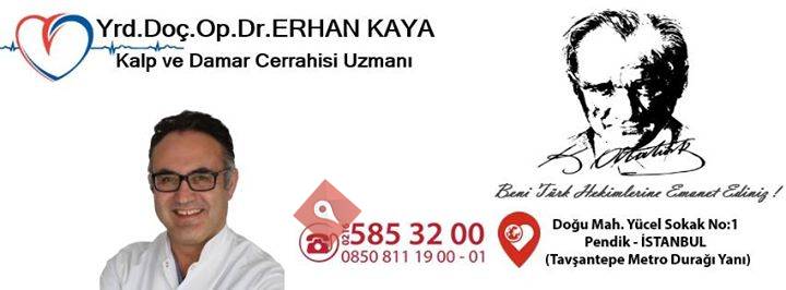 Kalp Damar Cerrahisi Uzmanı / Yrd Doc Op Dr Erhan Kaya