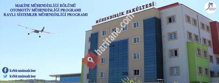 Karabük Üniversitesi Makine Mühendisliği Bölümü