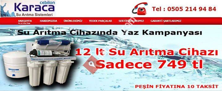 Karaca Kırıkkale Su Arıtma Cihazı - 0505 214 94 84