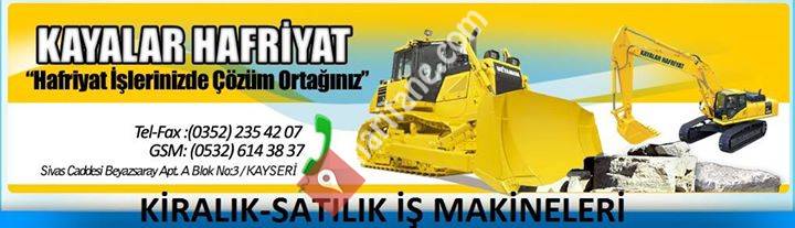 Kayseri Kayalar Hafriyat Ve Iş Makineleri