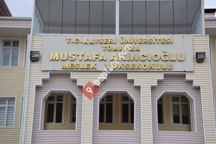 Kayseri Üniversitesi Tomarza Mustafa Akıncıoğlu MYO