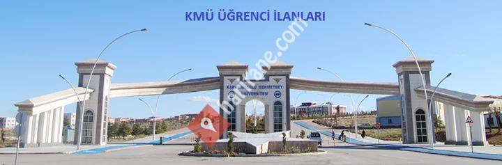 KMÜ Öğrenci İlanlari
