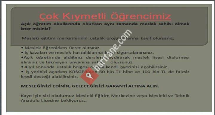 Köprülü Mehmet Paşa Mesleki Ve Teknik Anadolu Lisesi