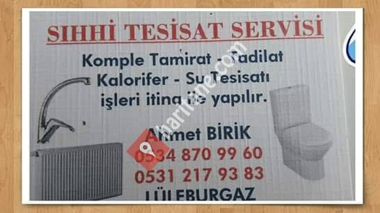 Lüleburgaz Sıhhi Tesisatci -Ahmet Birik