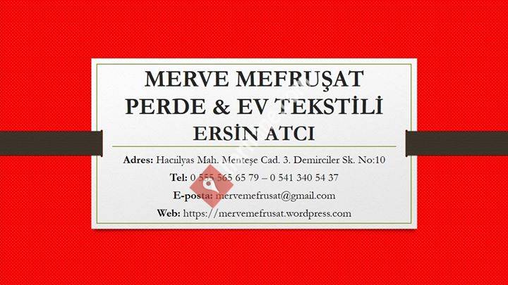 Merve Mefruşat - Perde & Ev Tekstili