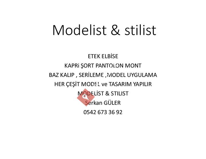 Modelist & Stilist baz kalıp serileme