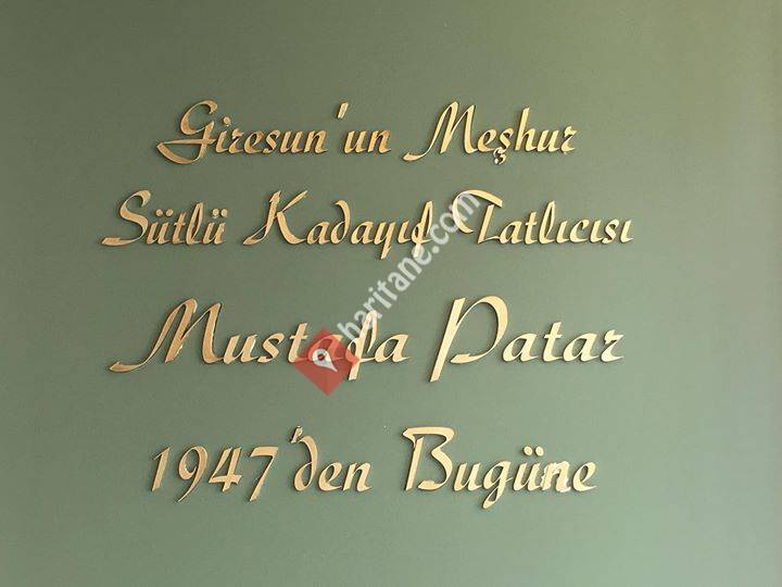 Mustafa Patar - Meşhur Sütlü Kadayıf Tatlıları