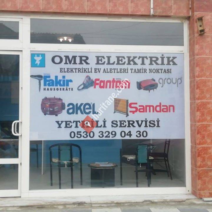 OMR Elektrik  Elektrikli Ev Aletleri Tamiri Yetkili Servis Noktası