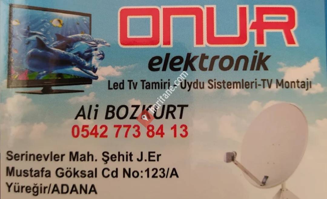Onur Elektronik-Adana Uydu ve Tv Tamir Merkezi 