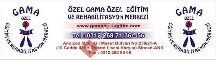 Özel GAMA Özel Eğitim ve Rehabilitasyon Merkezi