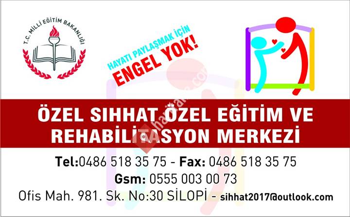Özel sıhhat ozel eğitim ve rehabilitasyon merkezi